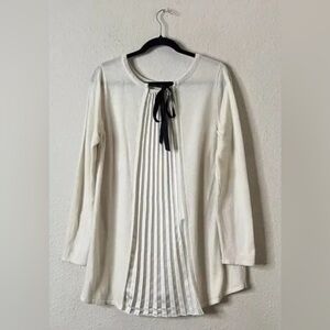 NEW WITH TAGS Soft Surroundings Reserva Sweater Women Size Large Ecru
